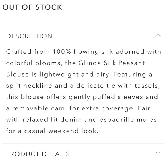 Johnny Was Silk Floral Glinda Peasant Top - Picture 7 of 13